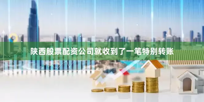 陕西股票配资公司就收到了一笔特别转账